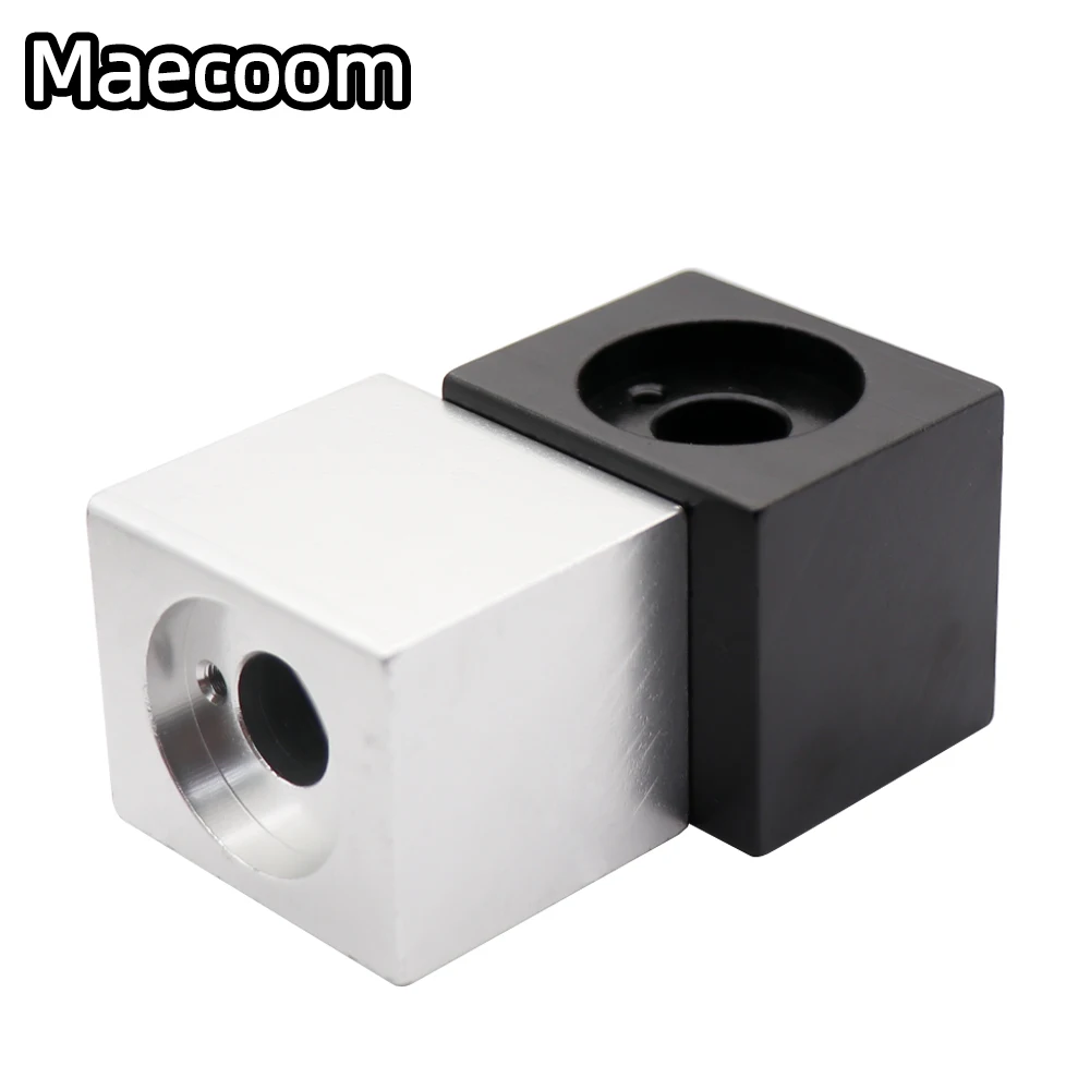 Maecomm T8 나사 너트 변환 시트 3D 프린터 부품, T8 사다리꼴 너트 리드 나사 하우징 장착 브래킷 알루미늄 블록