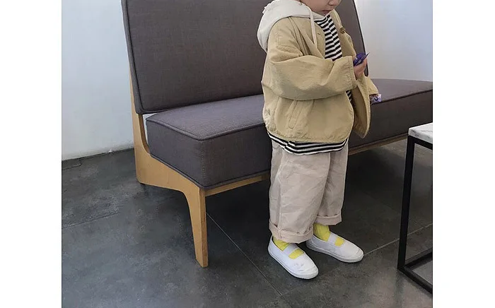 Girl Jackets Casual Double Breasted Girls Outerwear Toddler Baby Coats Autumn High Quality Kids Windbreaker 2 3 4 5 6 Years
