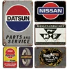 Nissan Citroen Car Poster Metal Painting Tin Sign Vintage Tin Plate Retro Garage Wall Sticker Decor Accessories Metal Plaque ► Photo 1/6