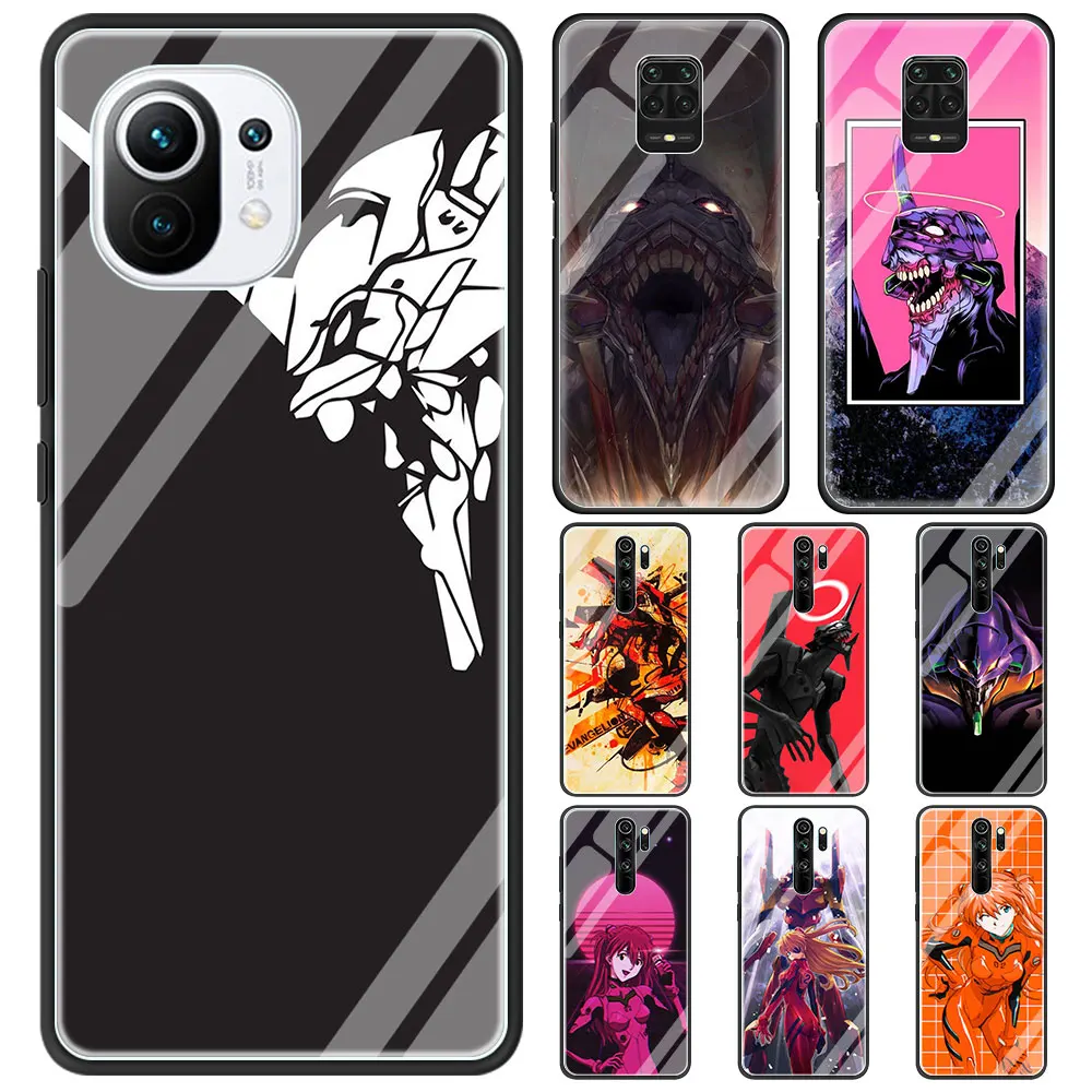 Genesis Аска Лэнгли сорью (Evangelion Япония Аниме стекло чехол для телефона Xiaomi Redmi Note 9S 8