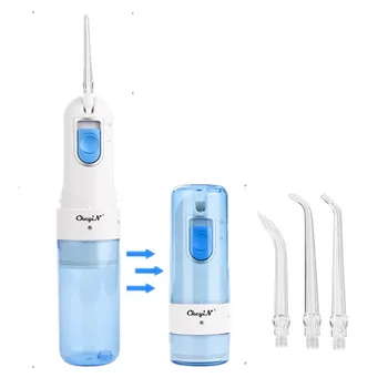 

Cordless Water Flosser Oral Irrigator Waterproof Electric Fold Dental Flosser Jet Pick Teeth Cleaner 150ml USB Rechargeable 45