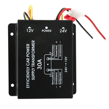 

Car Power Supply Step-Down Transformer 24V To 12V Super capacitor 30A Output 240W aluminum housing Inverter