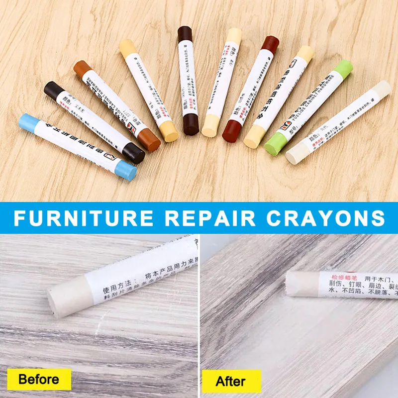

Wooden Floor Repair Crayons Scratch Repairing Home Furniture Damaged Decorative LKS99