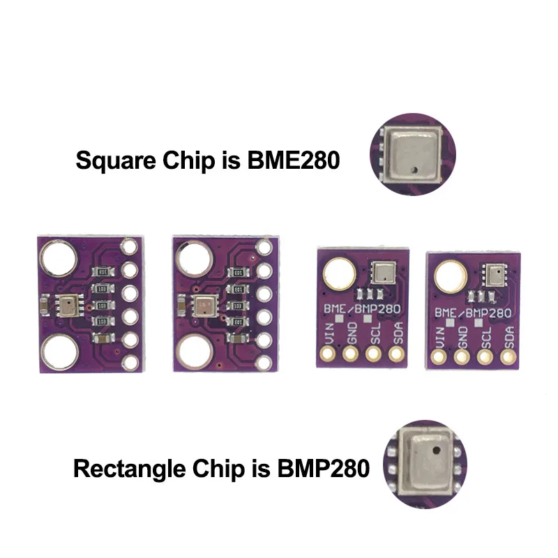 Модуль датчика атмосферного давления BME280 высокоточный 5 В для Arduino I2C SPI BMP280 3