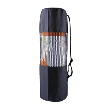 

Portable Mesh Bag Yoag Mat Storager Carrier Organizer Drawstring Bags with Adjustable Shoulder Strap ZJ55