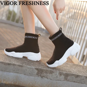 

VIGOR FRESHNESS Shoes Women Sneakers Shoes Flywire Casual Women's Shoes Summer Boots Ladies Walking Shoes Sneakers WY506B