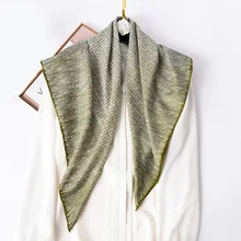 

Silk Scarf Hand Rolled Edges Silk Scarf Top 100 % Natural Silk Scarf 90*90cm Designer Silk Head Scarfs For Women Foulard 90x90