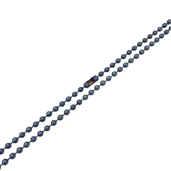 

3mm DIY Necklace Pure Titanium Ball Pendant Jewelry Making Men Women Bead Chain Material Accessories Rustproof Decorative Charm