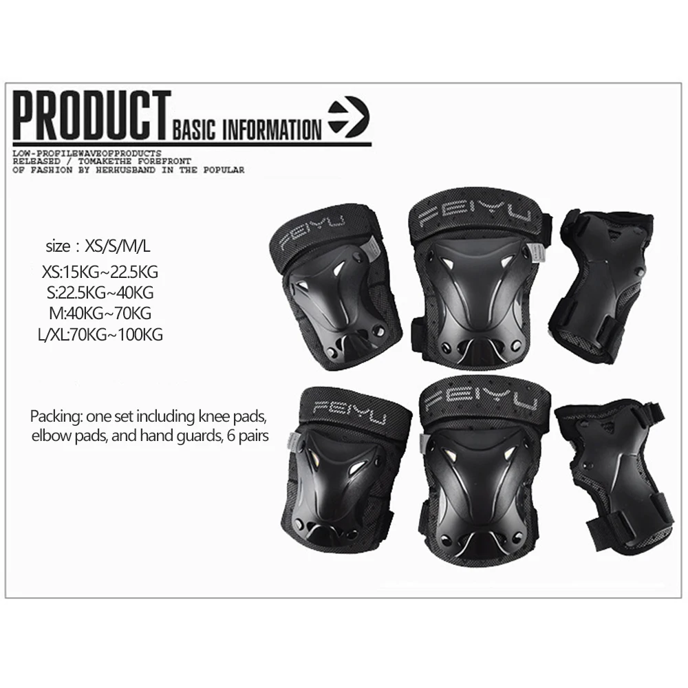 6Pcs/set Protective Gear Set Skating Helmet Knee Pads Elbow Pad Wrist Hand Protector for Kids Adult Cycling Roller Rock Climbing 2