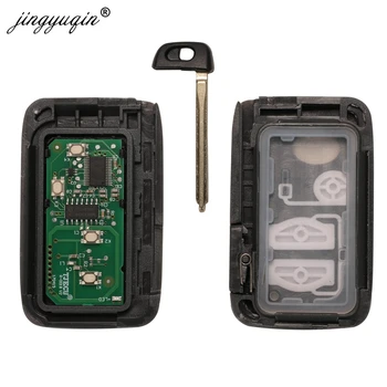 Keyforkess 3 BTN di KeylessGo Entry A Distanza di Chiave Dell'automobile Per Toyota Landcruiser Prado F433 A433 Camry Corona 0140 3370 5290 315/433MHz - Jingyuqin 3 BTN di KeylessGo Entry A Distanza di Chiave Dell automobile Per Toyota Landcruiser