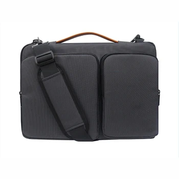 

Portable Laptop Briefcase Unisex Waterproof Document Computer Storage Handbag Satchel Shoulder Bag Office Business Accessories