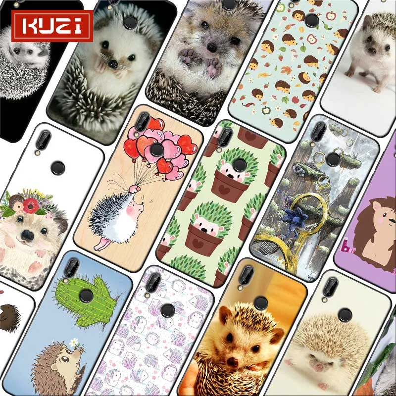 

Soft silicone Cover phone case for xiaomi redmi note 7 k20 pro 7 note 5 6 4x 7a hedgehog Cute animal cartoon