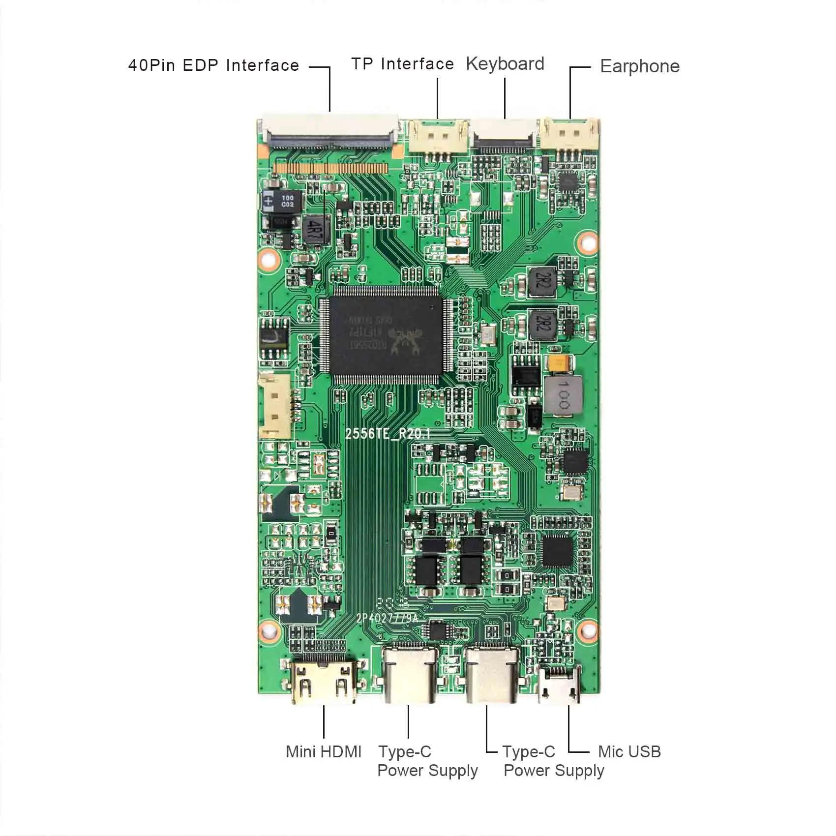 Hd-mi tipo c Lcd Controlador Board para 1920x1080 N133hse-eb3 Ea1 B156han01.1 Nv156fhm-n41 B140han01.0 B173htn01.0 Ltn173hl01401 - Image 5