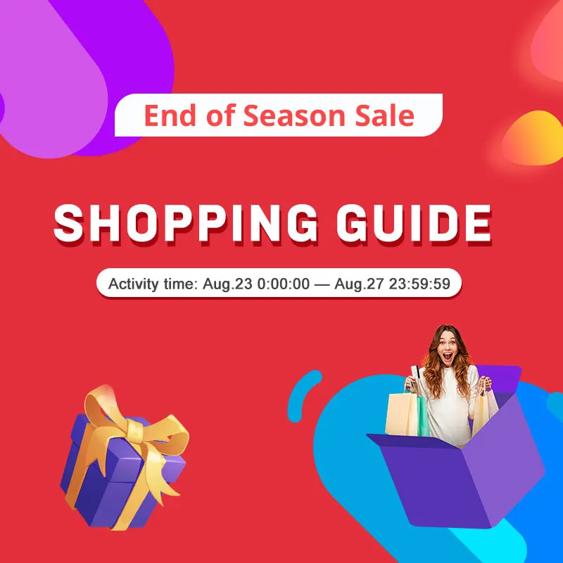 END OF SEASON SALE Shopping Guide Let