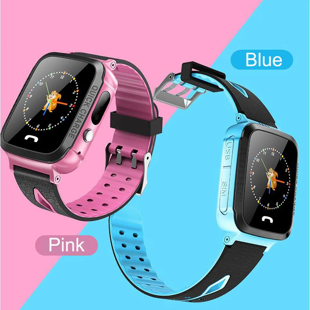 Kind Smart Uhr GPS Tracker IP67 Wasserdichte Fitness Uhr SOS Mit Kamera Mehrere Farben Sport Ip67 W