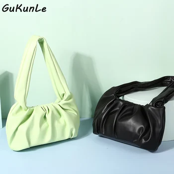 

Fashion Handbag Purse Women Bag Baguette 2020 Crossbody Bag Dumpling Cloud Summer Brand Designer Green Blue Ladies Hand Bags