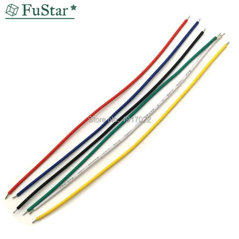 Оловянная макетная плата 100 шт./лот припой PCB кабель 24AWG 8 см соединительный провод