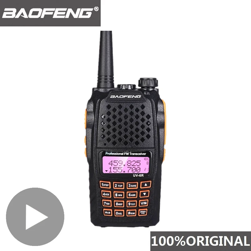 baofeng UV 6R UV6R для cb рация 10 км автомобильная портативная рации ham радиостанция