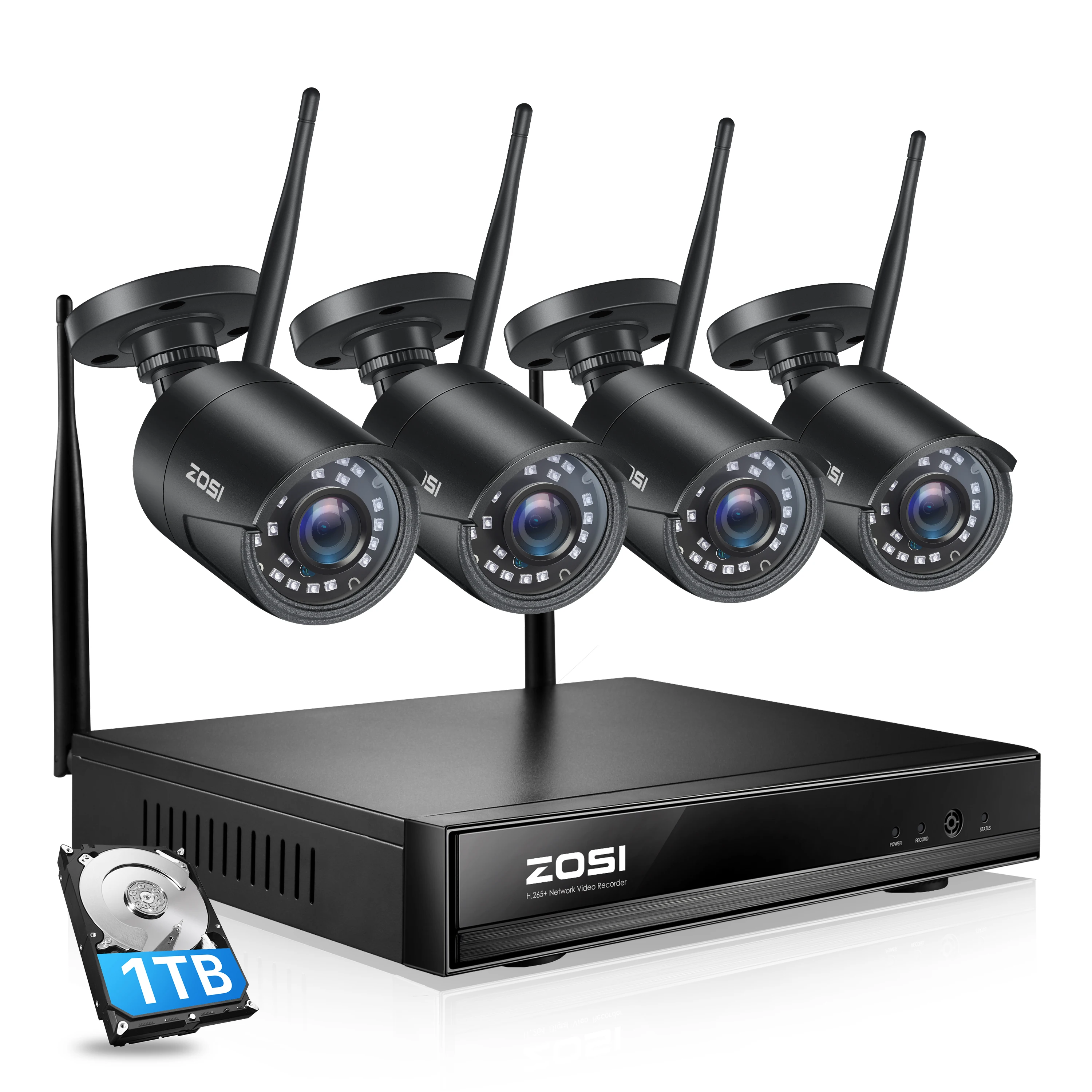 ZOSI H.265 8CH IP CCTV камера Камера Системы на открытом воздухе безопасности