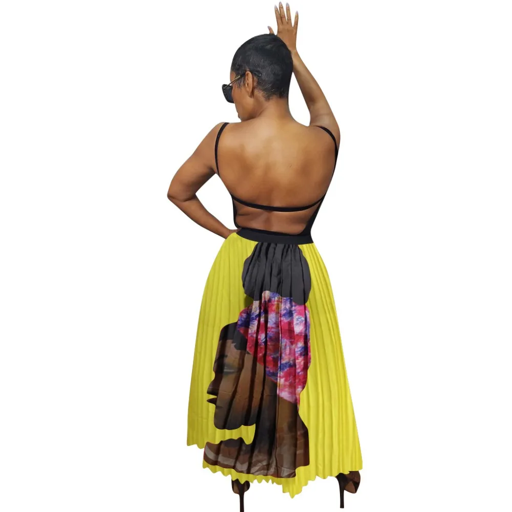 Повседневные женские юбки контрастного цвета с героями мультфильмов горячая Распродажа модная повседневная одежда Высокая талия женские юбки TE3799