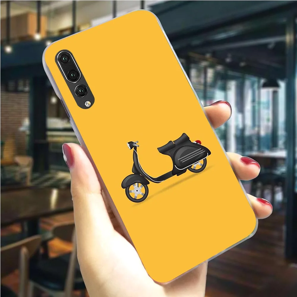 

Phone Case For Huawei P20 Lite 2019 Vespa Scooter Cover P9 Lite Mini/2017 P10 20 30 Lite Pro P Smart Z Mate 10 20 Lite