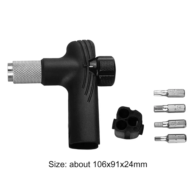 Diamond Grade Bike Adjustable Torque Wrench 4, 5, 6 Nm, T25 Tool Bits