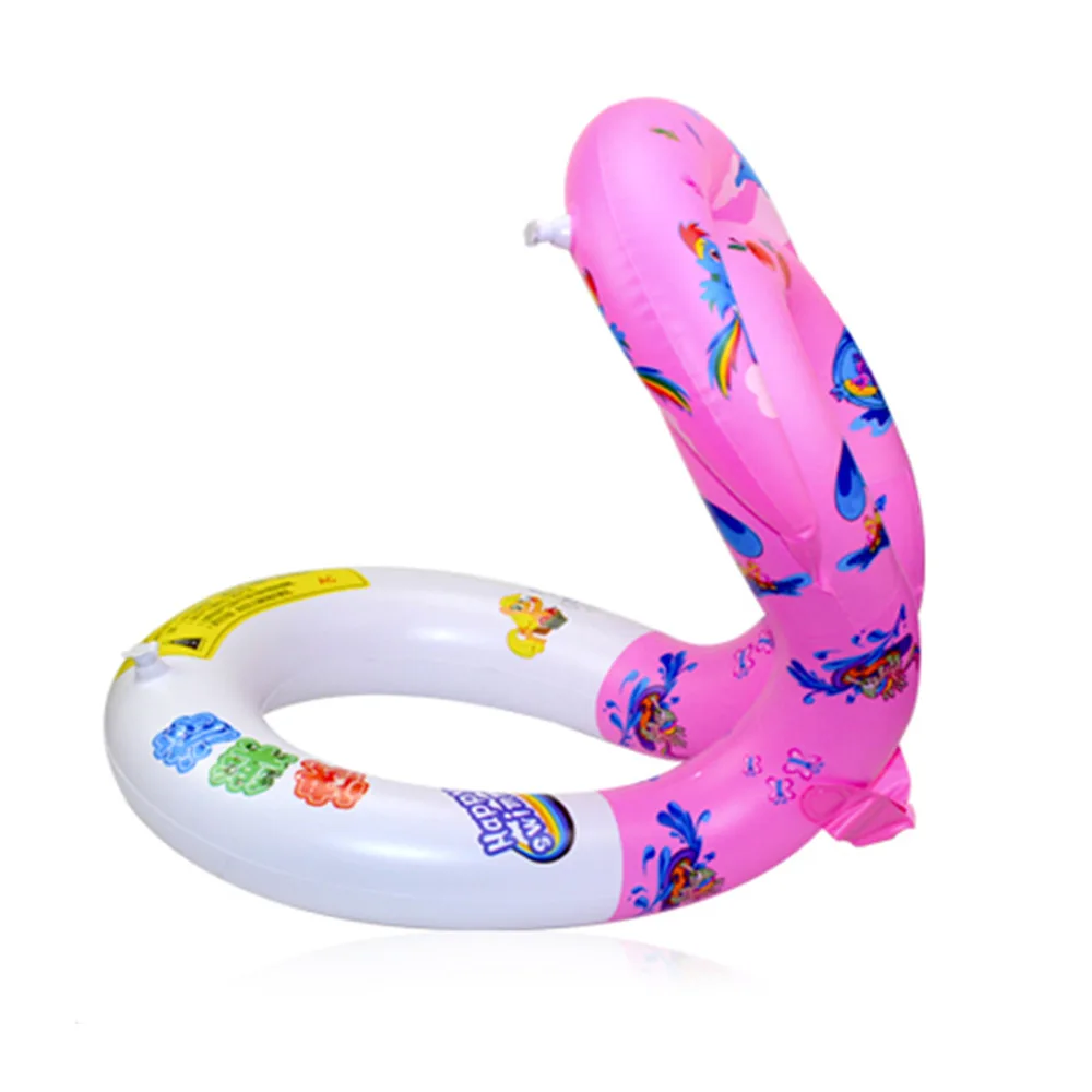 Inflatable Dual Airbags Swim Ring Adjustable Belt Kids Children Aid Float Toys