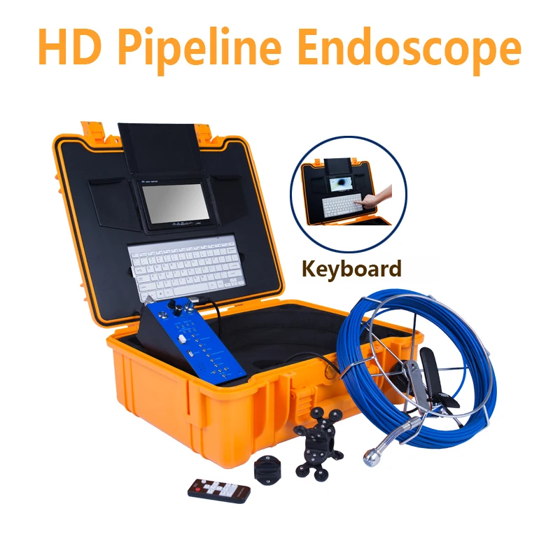 

Промышленная эндоскопическая камера, 7 дюймов, HD, цветной дисплей, водозащита IP68, кабель 20 м, 25 мм