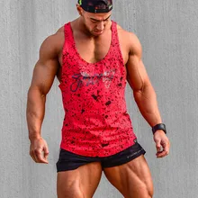 Стиль, спортивный жилет для фитнеса, чистый хлопок, с принтом, мужской летний Камуфляжный жилет