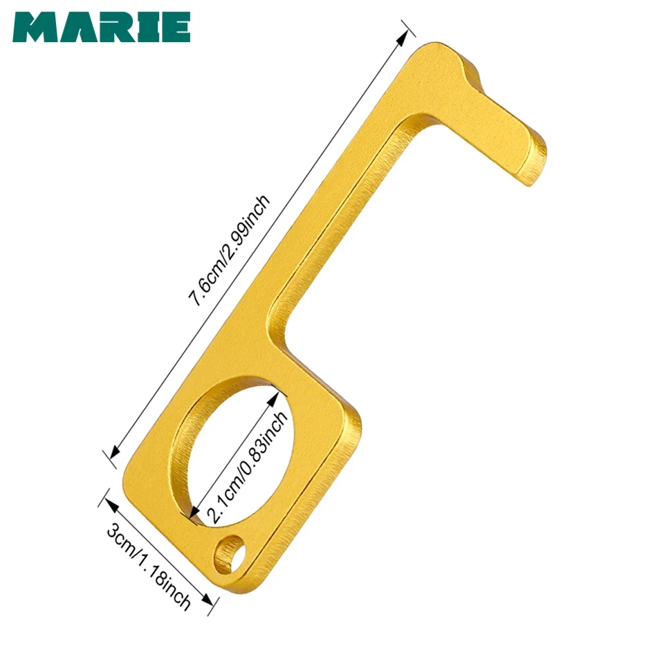 MARIE KM001 Portable Hygiene No-Touch EDC Door Opener Hand Antimicrobial Elevator Door handle Presser Tool 2020 New-17