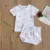 0-3Years Newborn Baby Boys Girls Летние Повседневные Наряды Sun Print O-образным вырезом Футболки+Шорты Брюки Детская Праздничная Хлопчатобумажная Одежда