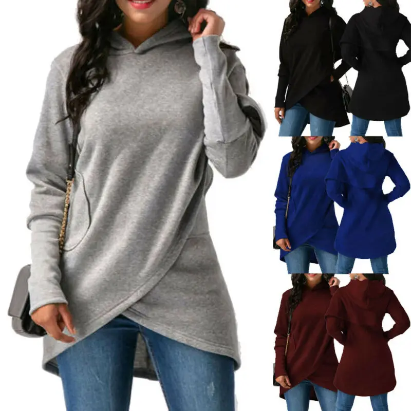 Women Hoodies Fahshion Sweatshirt Ladies Hoodies Pullover Tops Women Sweatshirt Tops Autumn Sports Hoodies Pullover Tops
