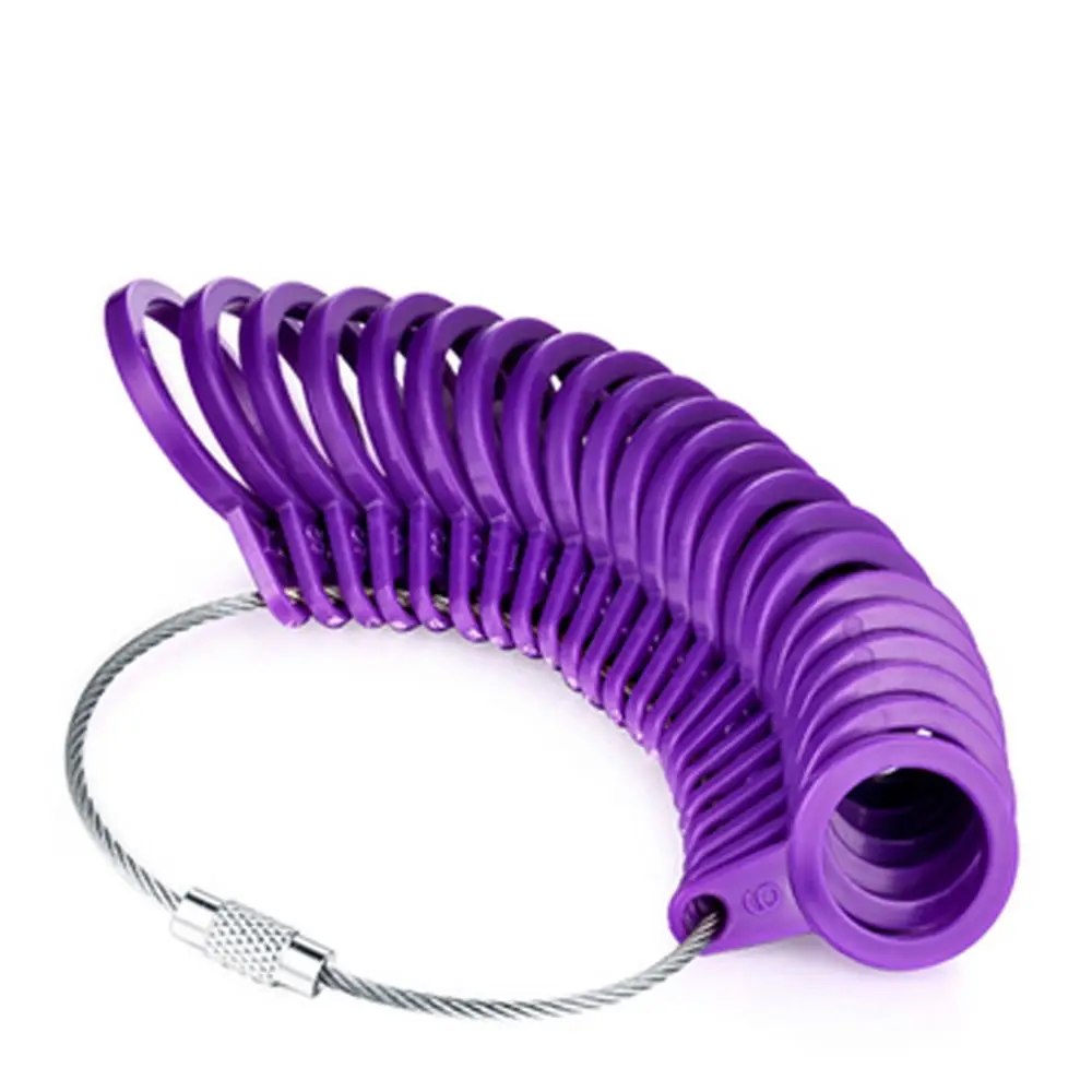 New Basic Jewelry Measurement Tool Suitable For US Size 0 to 13 Jeweler Size Loop Jewelry Tool Ring Sizer Finger Size Gauge Ring