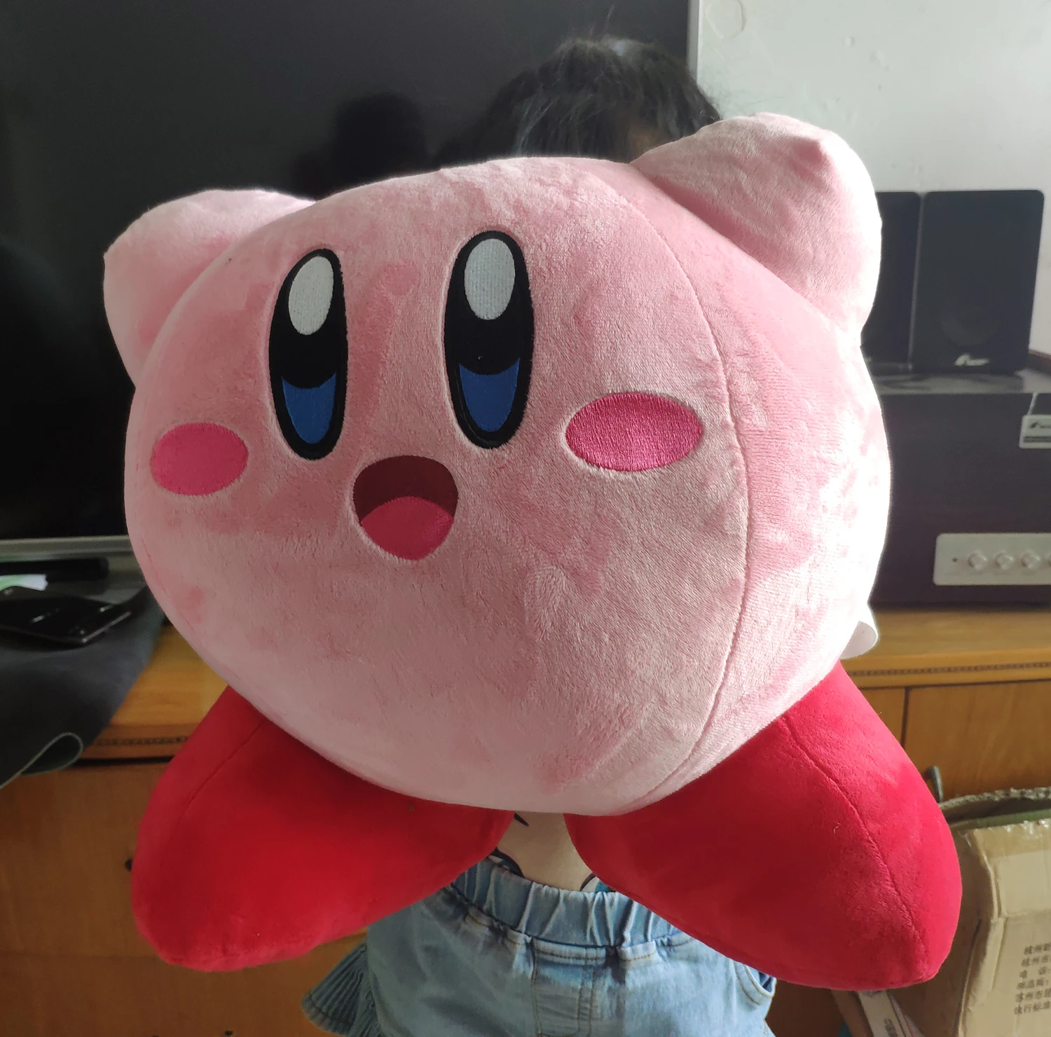 Kirby of the Stars Heart Big Plush Toy Doll Valentine Ver H30cm 2022 Prize 
