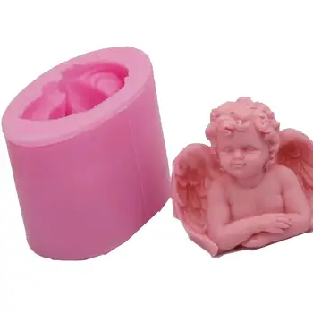 

1Pcs Angel Natural Handmade Soap Silicone Mold Cake Ice Modeling Tool Pastry Arts Decorative Kitchen Accessories