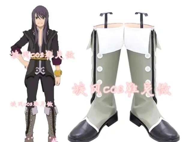 Обувь для костюмированной вечеринки «Tales of Vesperia»; Цвет Серый