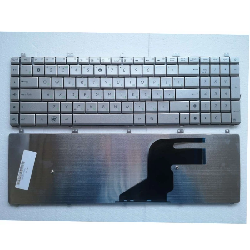 RU Новинка для ASUS N75 N75SF N75SL N75S N75YI267SL N75YI245SL Клавиатура ноутбука Русский серебристый
