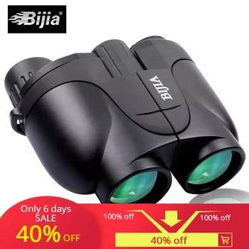 

10X25 Zoom Porro Binoculars Telescope Pocket Camping Hunting Binocular Spotting Scope Portable Binoculo Telescopio Tools Caza
