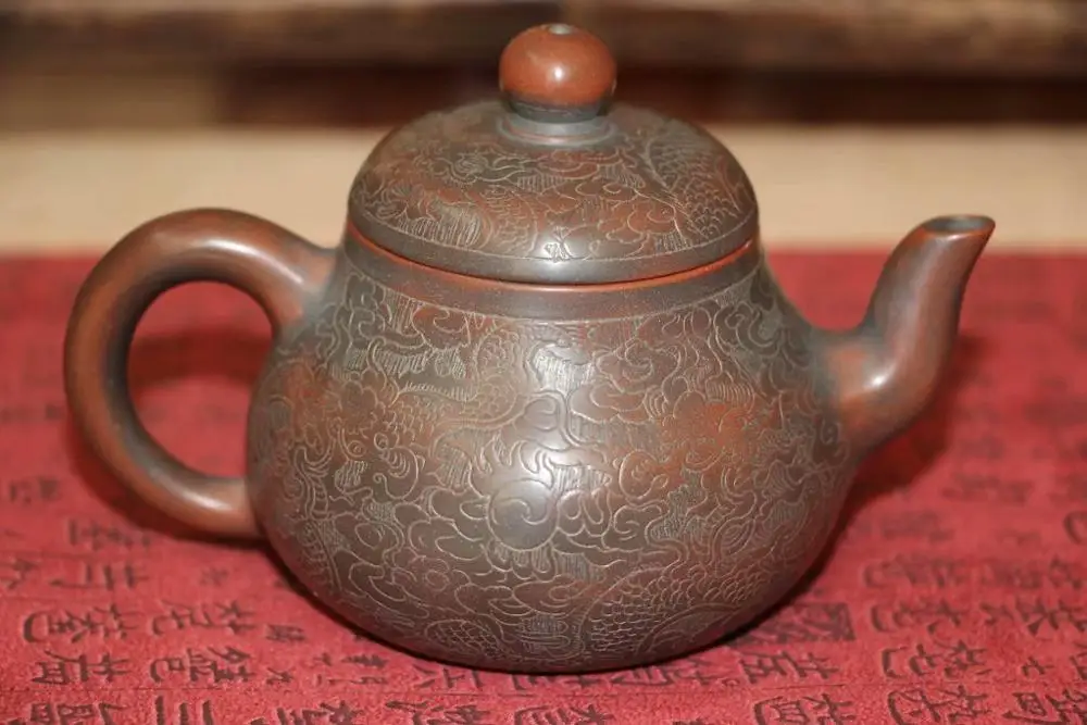 QIN ZHOU NI XING TAO Чайник из циньчжоуской глины*SI TING LONG
