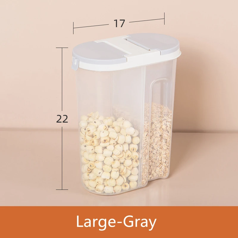 Contenitori Alimentari Ermetici 800ml - Barattoli Plastica Per Pasta, Cereali E Farina Con Coperchio Sicuro - Foto 8