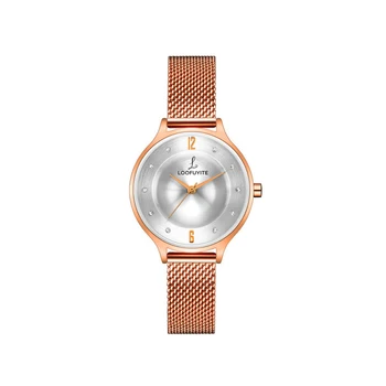 

Fashion Lady Quartz Watch Women Rose Gold Stainless Watchband High Quality Casual Waterproof Wristwatch Gift Relogio feminino