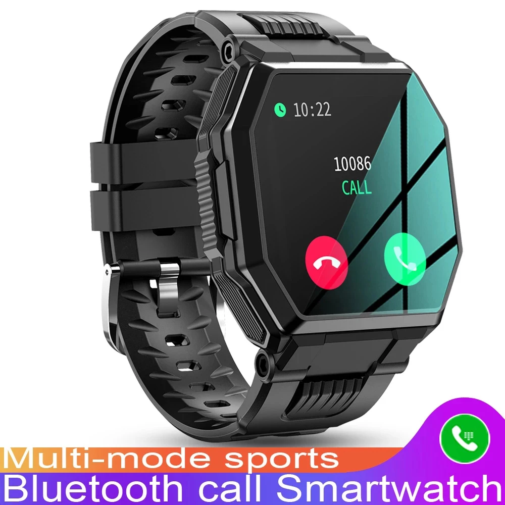 GEJIAN Smart Watch Men smartwatch Bluetooth call For Xiaomi Huawei ios Phone Full Screen Touch Waterproof Android sports Watch
