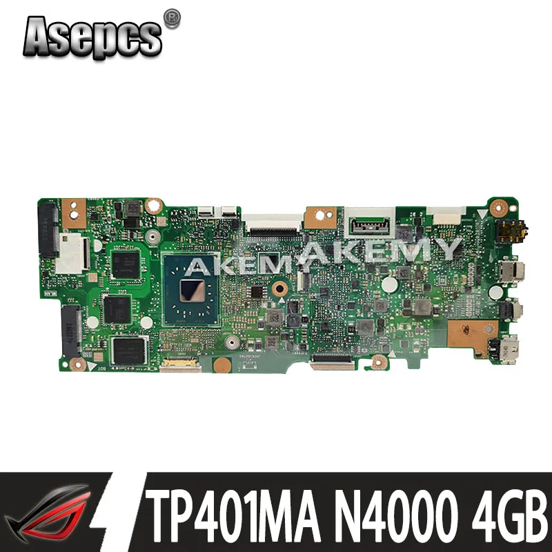 Для For Asus Vivobook Flip TP401MA TP401M материнская плата N4000 4 Гб RAM не с SSD | Компьютеры и офис