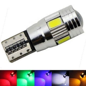 

Car Auto LED T10 194 W5W Canbus 6 SMD 5630 5730 LED Light Bulb No error led parking Fog light Auto No Error univera car light