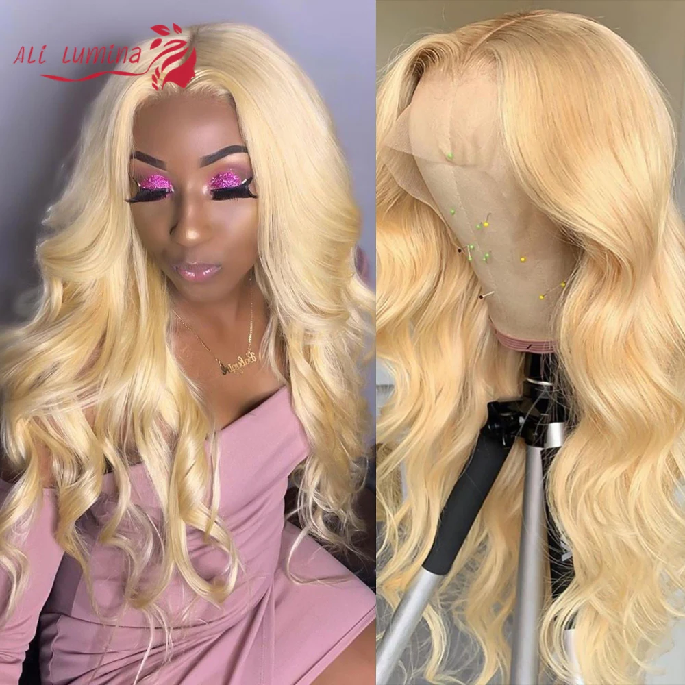 613 Honey Blonde Body Wave Lace Frontal Wig