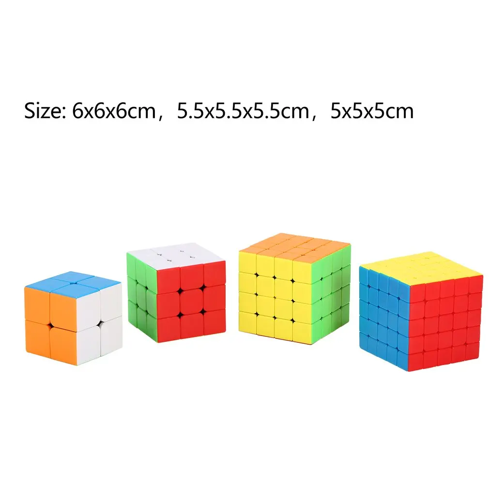 2x2 3x3 4x4 5x5 драгоценный камень Speedcubing волшебная игрушка головоломка игрушки для соревнований вызов красочные Speedcubing