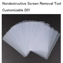 10 шт. практичный скребок для открывания пластиковых карт для планшета для мобильного телефона инструмент для ремонта склеенного экрана