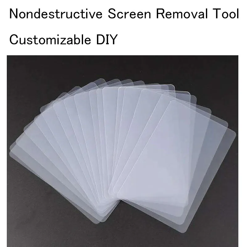 

10pcs New Practical Plastic Card Pry Opening Scraper For Tablet For Mobile Phone Glued Screen Repair Tool