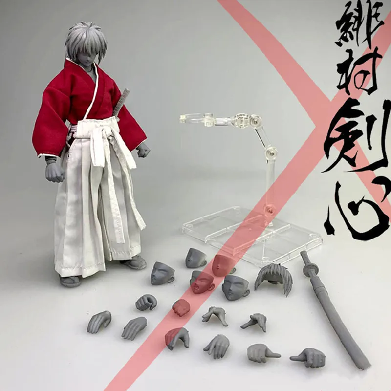 Japanese Anime Rurouni Kenshin The Executioner Drew Out His Knife PVC Anime Movable Action Figure Collectible Model Toy A265