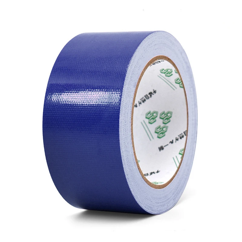 10 м* 50 мм цветная основа клейкие ленты ткань сильная водонепроницаемая лента без следа высокая вязкость ковер ленты для пола DIY украшения - Цвет: navy blue
